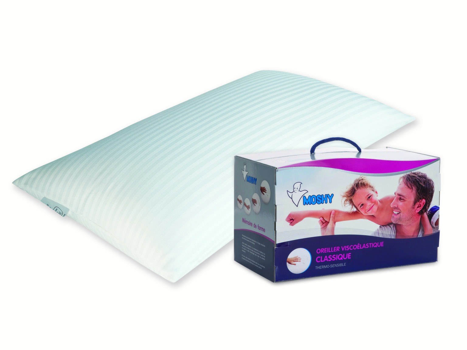 Oreiller mousse à mémoire de forme Ambiance Meubles